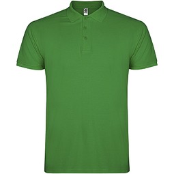 Star Poloshirt für Kinder, Tropical Green, 5/6