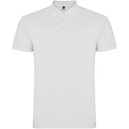Star Poloshirt für Kinder, weiss, 3/4