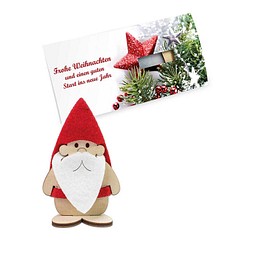 Steckfiguren-Karte Filz, Wichtel, 1-seit. Druck