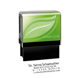 Stempelautomat Green Line, Printer 20, 1-seit. Druck