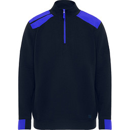 Farblich kombiniertes Sweatshirt Maverick, XXXL, navy/royalblau
