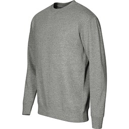 Sweatshirt unisex Crew, 2XL, dunkelgrau melliert