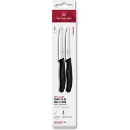 Swiss Classic, Tomaten & Tafelmesser, 2tlg, schwarz