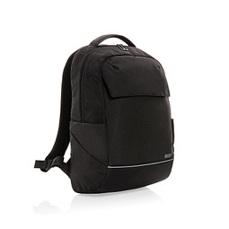 Swiss Peak Brooke AWARE™ 15,6 Zoll Laptop-Rucksack aus rPET, schwarz