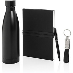 Swiss Peak RCS Deluxe Business-Set mit Flasche, schwarz
