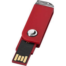 Swivel Rectangular USB-Stick, rot, 64GB