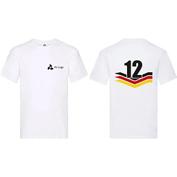 T-Shirt Fan-Edition mit WM-Motiv Nummer 12 plus Logofläche, M