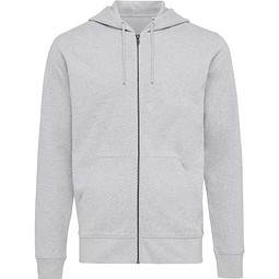 Iqoniq Abisko Zip-Kapuzenpullover, heather grey, XXS