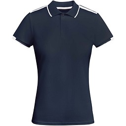 Tamil Sport Poloshirt für Damen, Navy Blue, L