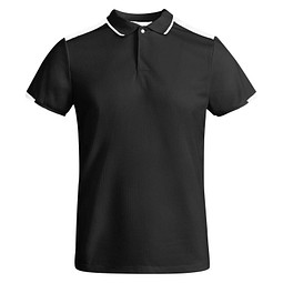 Tamil Sport Poloshirt für Herren, schwarz, 3XL