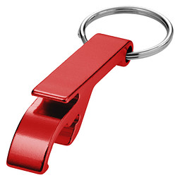 Tao Schlüsselanhänger mit Flaschen-/Dosenöffner, rot