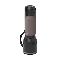 Taschenlampe REEVES-myFLASH 700, schwarz/braun