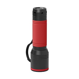 Taschenlampe REEVES-myFLASH 700, schwarz/rot
