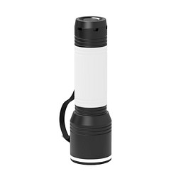 Taschenlampe REEVES-myFLASH 700, schwarz/weiß