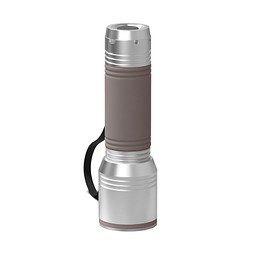 Taschenlampe REEVES-myFLASH 700, silber/braun