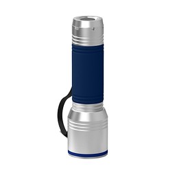 Taschenlampe REEVES-myFLASH 700, silber/dunkelblau