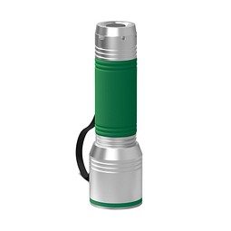 Taschenlampe REEVES-myFLASH 700, silber/grün