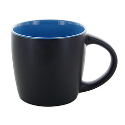 Tasse Ennia 250 ml, schwarz-blau