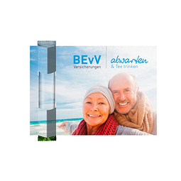Tee-Flyer XL mit 1 Bio Tee-Stick individual, inkl. Druck