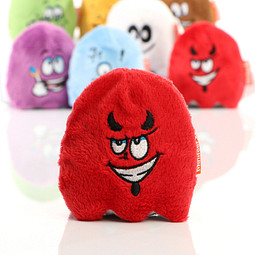 Minifeet® Displayreiniger Schmoozies, Teamgeist mit Anti-Stress-Funktion, rot