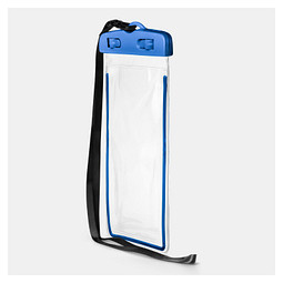 Telefon-Tasche DIVER,blau, transparent
