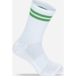 Mr. Socks Tennissocken, 32-36, White / Kelly Green