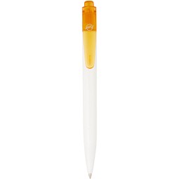 Thalaasa Kugelschreiber aus Ocean Bound-Kunststoff, transparent orange