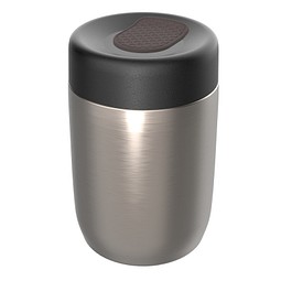 Thermo Lunchpot RE98-myNIZZA, silber/braun