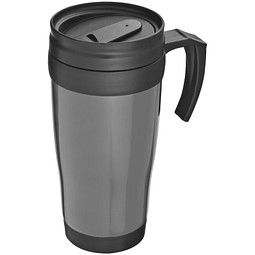 Thermobecher Hot Cold, 400 ml, silber