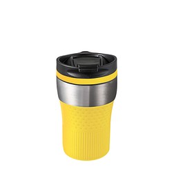 Thermobecher RETUMBLER-BAYAMO CORPORATE, silber/gelb