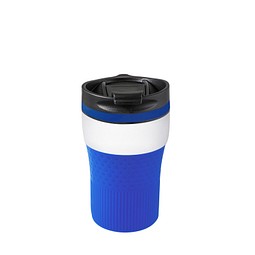 Thermobecher RETUMBLER-BAYAMO CORPORATE, weiß/blau