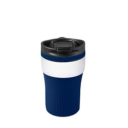 Thermobecher RETUMBLER-BAYAMO CORPORATE, weiß/dunkelblau