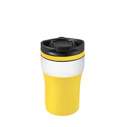 Thermobecher RETUMBLER-BAYAMO CORPORATE, weiß/gelb