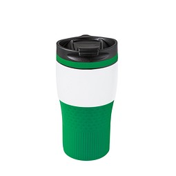 Thermobecher RETUMBLER-BAYAMO MEZZO CORPORATE, weiß/grün