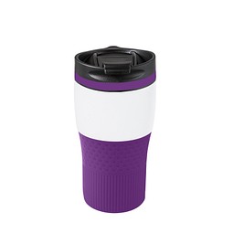 Thermobecher RETUMBLER-BAYAMO MEZZO CORPORATE, weiß/lila
