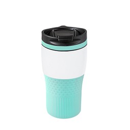 Thermobecher RETUMBLER-BAYAMO MEZZO CORPORATE, weiß/mint