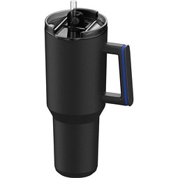 Thermobecher RETUMBLER-myKINGS CANYON 1200, schwarz, Ring blau