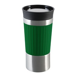 Thermobecher RETUMBLER-myKINGSTON, silber, grün