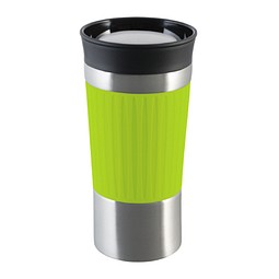 Thermobecher RETUMBLER-myKINGSTON, silber, hellgrün