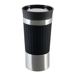 Thermobecher RETUMBLER-myKINGSTON, silber, schwarz