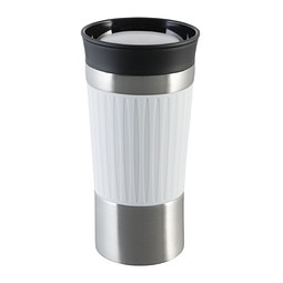Thermobecher RETUMBLER-myKINGSTON, silber, weiß