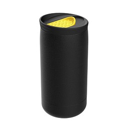 Thermobecher RETUMBLER-myNIZZA, schwarz/gelb