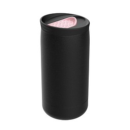 Thermobecher RETUMBLER-myNIZZA, schwarz/rosa