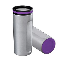 Thermobecher RETUMBLER-mySTEELONE, silber/lila