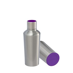 Thermotrinkflasche RETUMBLER-myDRINQEO 500, silber/lila