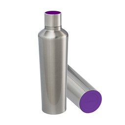 Thermotrinkflasche RETUMBLER-myDRINQEO 770, silber/lila