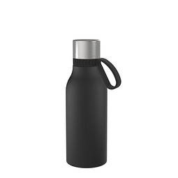 Thermotrinkflasche RETUMBLER-myNIZZA II 420 CERAMIC, schwarz, Ring schwarz