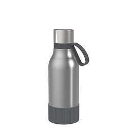 Thermotrinkflasche RETUMBLER-myNIZZA II 420 CERAMIC, silber/anthrazit/anthrazit