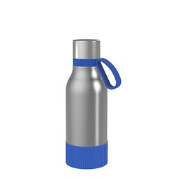 Thermotrinkflasche RETUMBLER-myNIZZA II 420 CERAMIC, silber/blau/blau