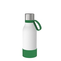 Thermotrinkflasche RETUMBLER-myNIZZA II 420 CERAMIC, weiß/grün/grün